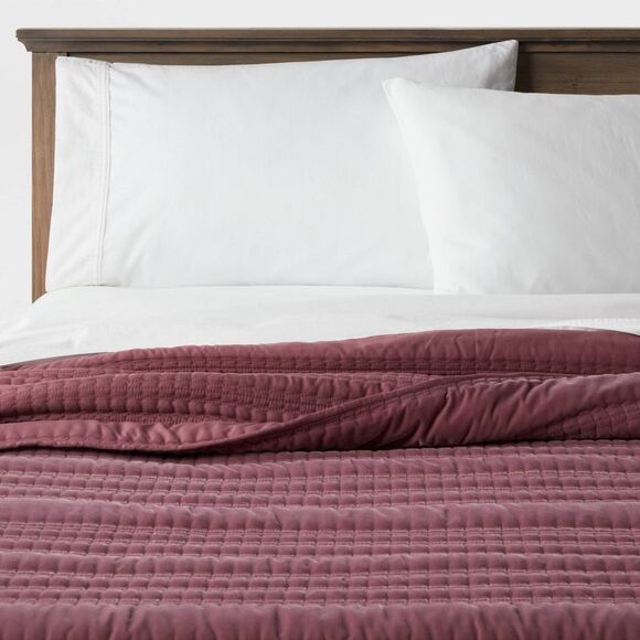 Threshold Other - Threshold Burgundy Quilt